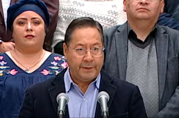 Arce denuncia intento de ‘golpe’ del Legislativo...