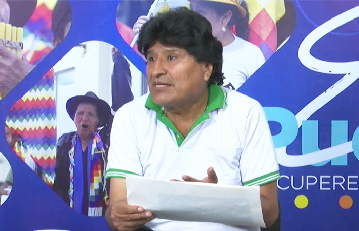 Mientras se encuentre vigente, ratifican que la Policía cumplirá la aprehensión contra Evo