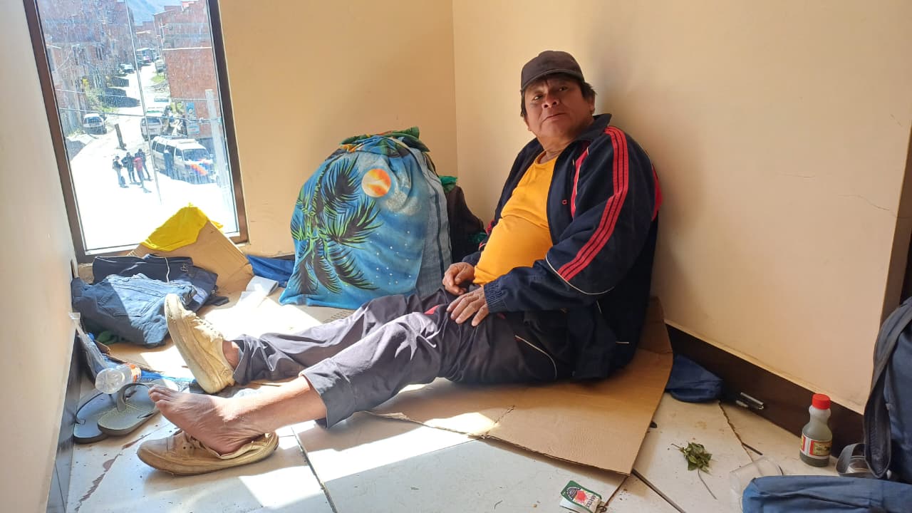 Débiles y con lesiones: el mal de altura golpea a los primeros marchistas en arribar a La Paz