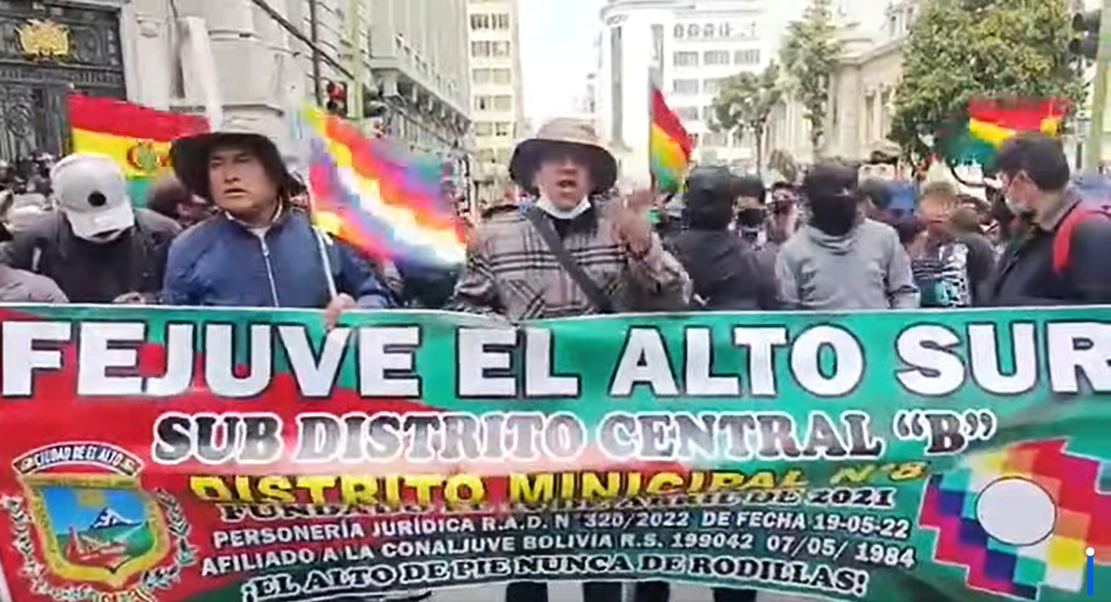 Dirigentes de El Alto Sur no confían en Lara, pero plantean que asuma para convocar a elecciones